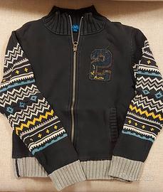 Maglione con cerniera 5-6 anni