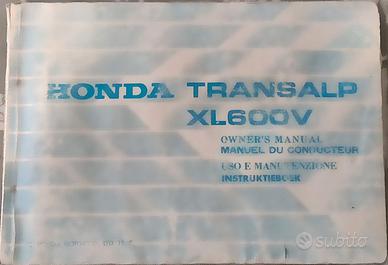 Manuale uso e Manutenzione Honda Transalp '87-'89