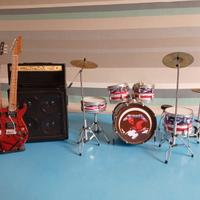 Modellini Batteria Chitarra Ampli METALLICA