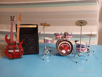 Modellini Batteria Chitarra Ampli METALLICA