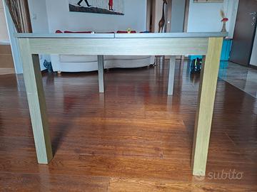 Tavolo allungabile 100x100(x155)cm