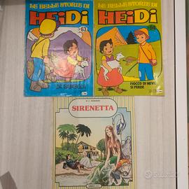 Fiabe vintage/rari Sirenetta,Heidi,Piccola Fiammif