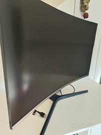 Schermo PC_gamer Samsung curvo misura 71x42