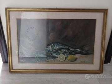 Quadro natura morta ad olio