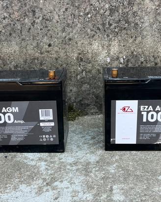 Batteria servizi AGM Ca mper - 100Ah