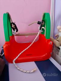 altalena,casa Barbie, cucina americana in legno