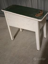 Mobiletto o Sgabello lustrascarpe SHABBY stile