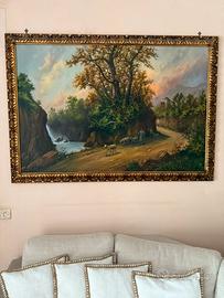 Dipinto d’autore con cornice dorata