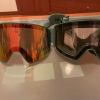 Maschera snowboard  quicksilver lenti magnetiche