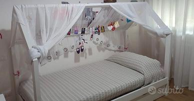 Letto singolo casetta bambini Oskar Kinderland wil