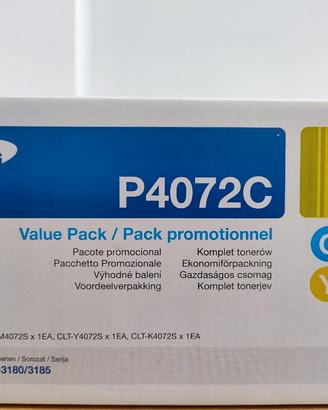 SAMSUNG CLP-P4072C SU382A MULTIPACK 4