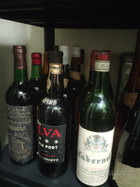 Bottiglie vino antiche Itali e mondo