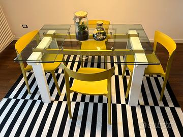 Tavolo Levante  + 4 sedie Argo (Calligaris)