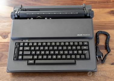 Olivetti Praxis 20 vintage con custodia  e fattura