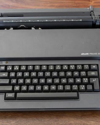 Olivetti Praxis 20 vintage con custodia  e fattura