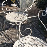 SEDIE IN FERRO DA GIARDINO