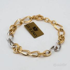 Bracciale " Etoile" catena in oro18kt D.32