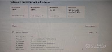 Pc gaming i7 12700 32gb ram