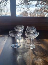 Coppe champagne in cristallo