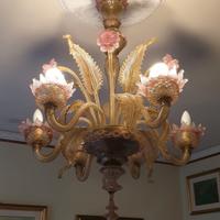 Lampadario vintage di Murano