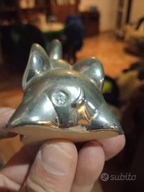 Elefantino laminato in argento 