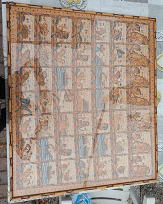 Lotto di 4 quadri balinesi vintage – anni ’90