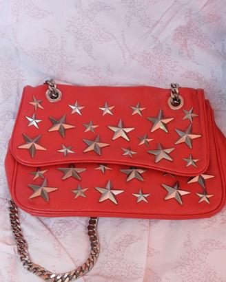 mia bag originale  rosso borchie stelle