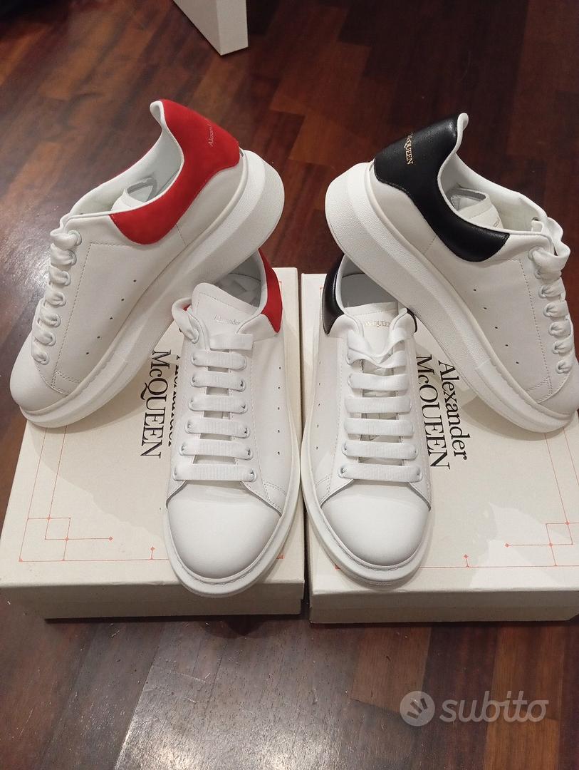 Alexander mcqueen scarpe shop bianche e rosse