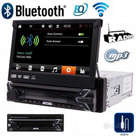 Autoradio 1din con navigatore gps bluetooth touch