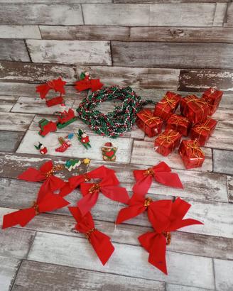 SET ADDOBBI NATALIZI PER ALBERO O LAVORETTI