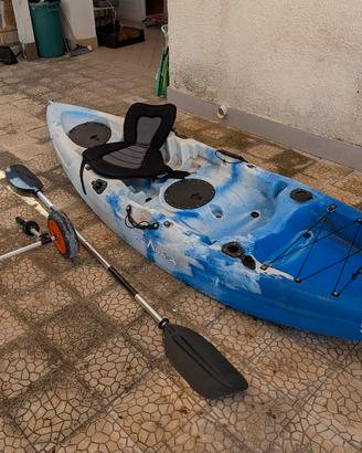 kayak Atlantis Shark blu/bianco, 280 cm, monoposto