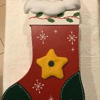 Scatola Cartonata con Babbo Natale Nuova