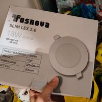 faro spot led 22cm diametro 