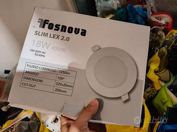 faro spot led 22cm diametro 