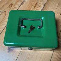 Cassetta di sicurezza metallo verde