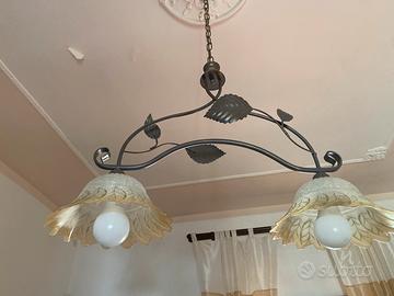 Lampadario Ferro battuto - Bilanciere