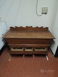 credenza antica noce massello noce '900 lombardia