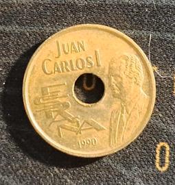 Moneta Re Juan Carlos I 25 pesetas