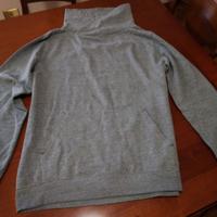 Felpa IN EXTENSO collo alto grigio mis. XXL Usata