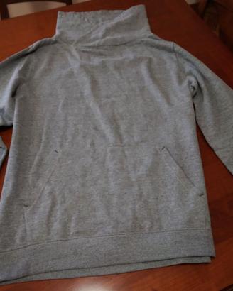 Felpa IN EXTENSO collo alto grigio mis. XXL Usata