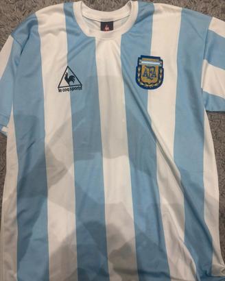 Maglia Argentina n.10 autografata Javier Zanetti