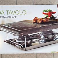 Grill da tavolo con pietra ollare