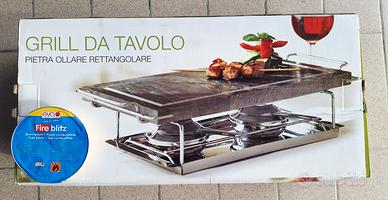 Grill da tavolo con pietra ollare
