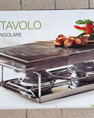 Grill da tavolo con pietra ollare