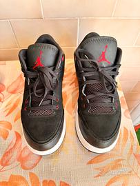Air jordan flight nere e rosse n. 44