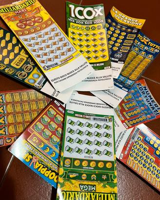 Lotto 10 Gratta e vinci Misti