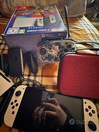 Nintendo switch OLED bianca