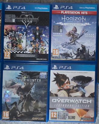 Lotto 7 Giochi PS4 – Kingdom Hearts, ecc..
