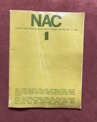 Notiziario Arte Contemporanea - NAC - n. 1 - 1971