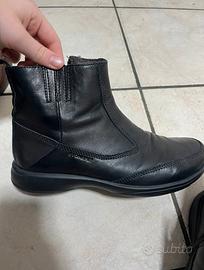 Scarpe Stonefly nero in pelle di vitello morbide 